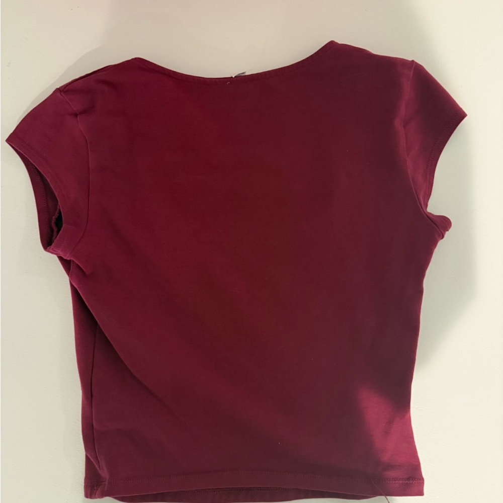 WORN ONCE! Garage Elegant Raspberry Women's Top - Picture 3 of 3